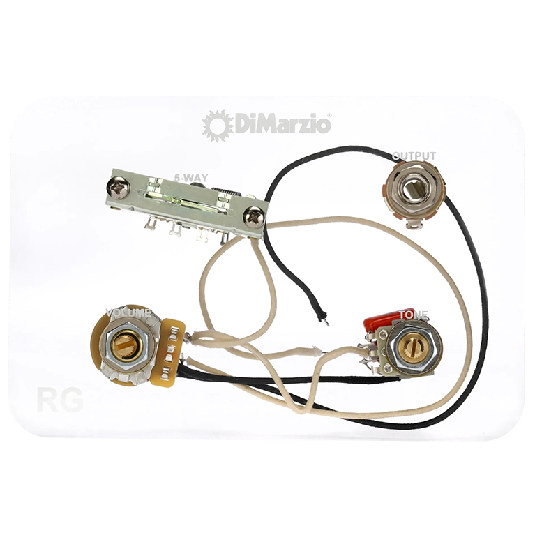 DIMARZIO | DIMC97 | HSH Strat® Push/Pull Wiring Harness. DIMARZIO | DIMC97 | HSH Strat® Push/Pull Wiring Harness.